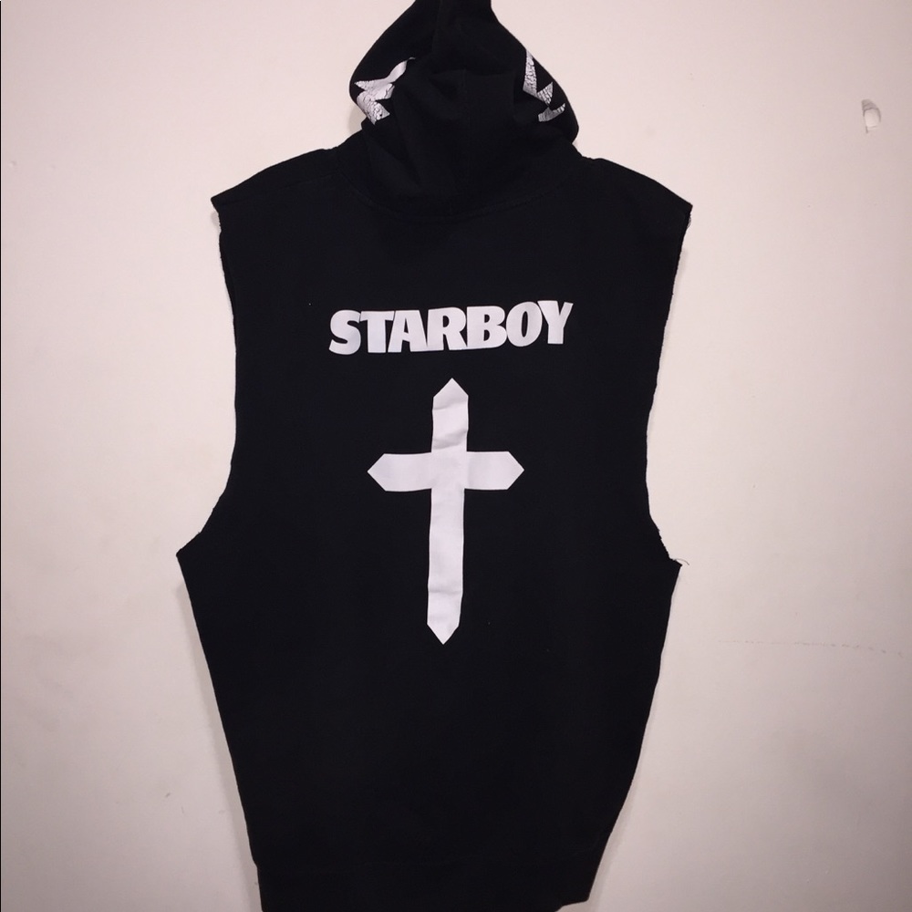 The Weeknd XO Rare Sleeveless Starboy Hoodie